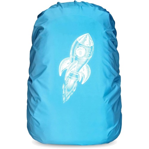 Regenhülle rucksack blau neon - regenhülle,