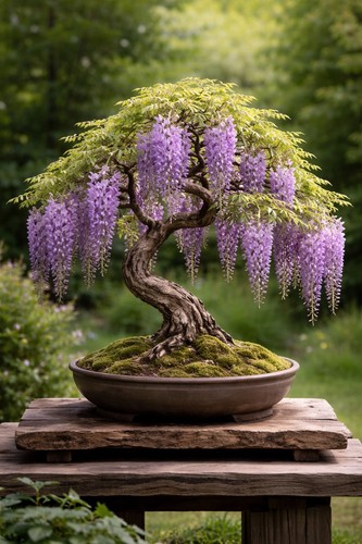 Bonsai blauregen samen - bonsai,