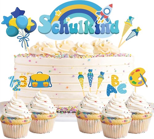 Schulanfang tortendeko - schulanfang,